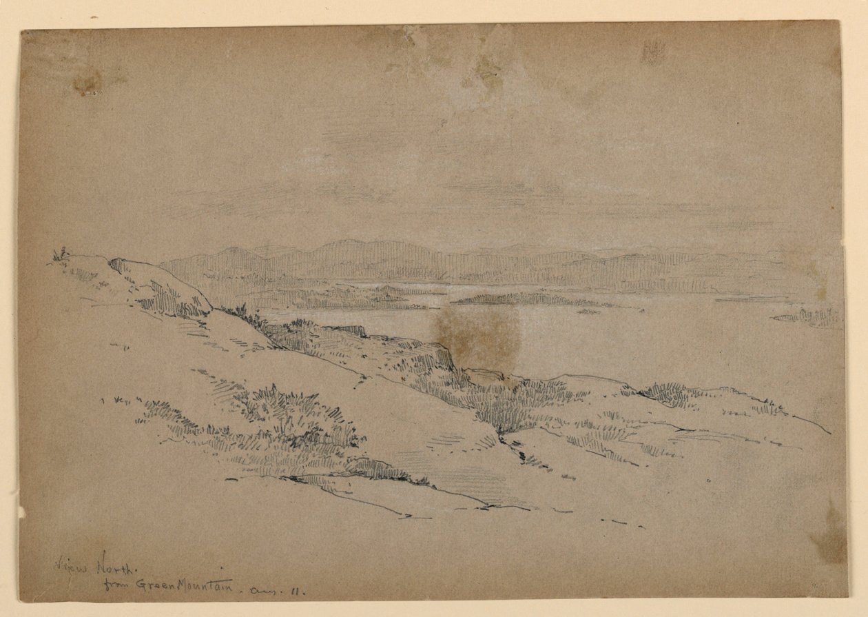 Näkymä pohjoiseen Green Mountainilta tekijältä Arnold William Brunner