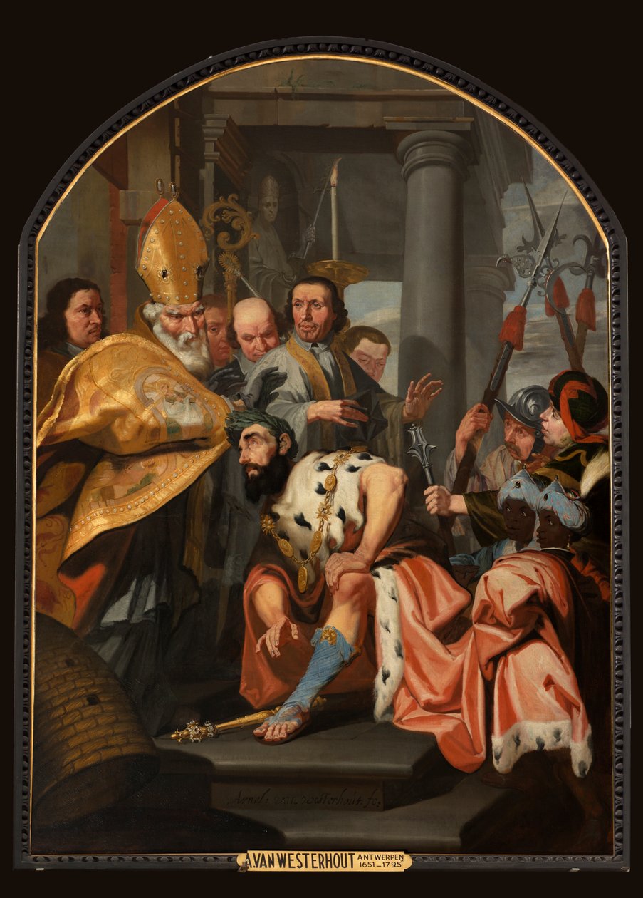 Seurakuntakirkko (Parish Church Our Lady). Sisustus. maalaus. Arnold Van Westerhout. tekijältä Arnold van Westerhout