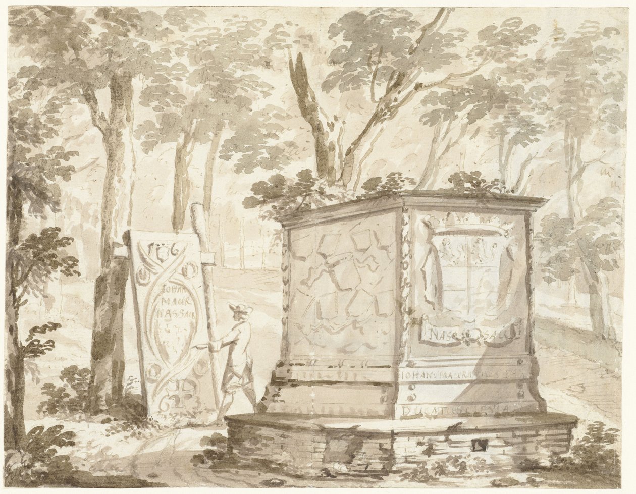 Johan Maurits van Nassau-Siegenin hauta Klevessä tekijältä Arnoud van Halen