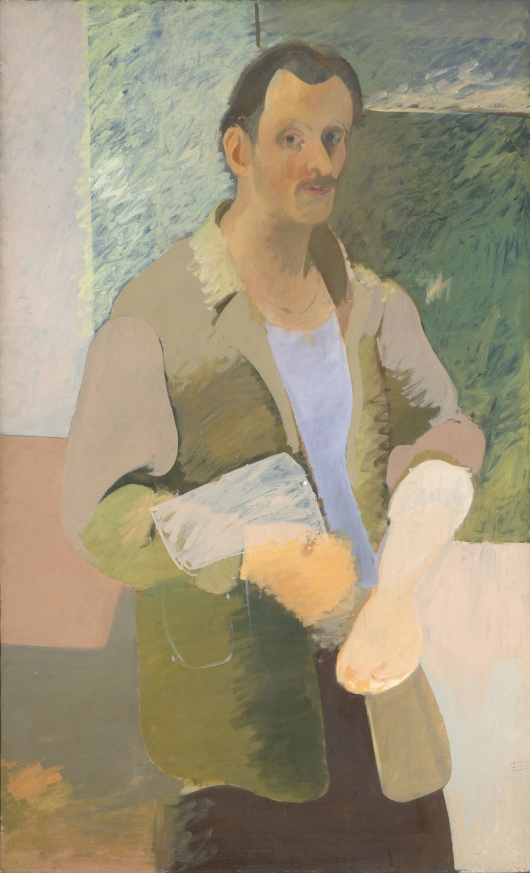 Omakuva, noin 1937. tekijältä Arshile Gorky