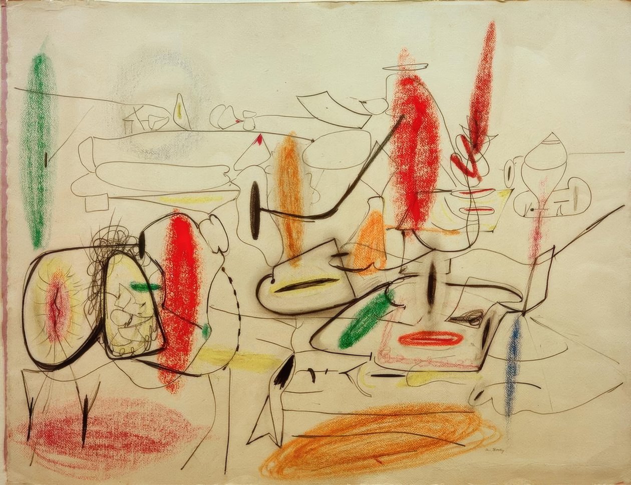 Untitled – Study for Painting tekijältä Arshile Gorky