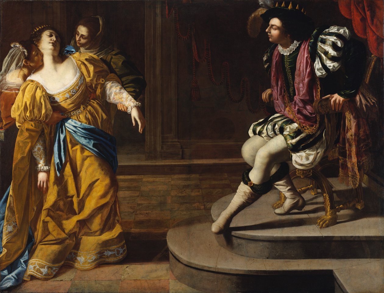 Ester ja Assuero tekijältä Artemisia Gentileschi