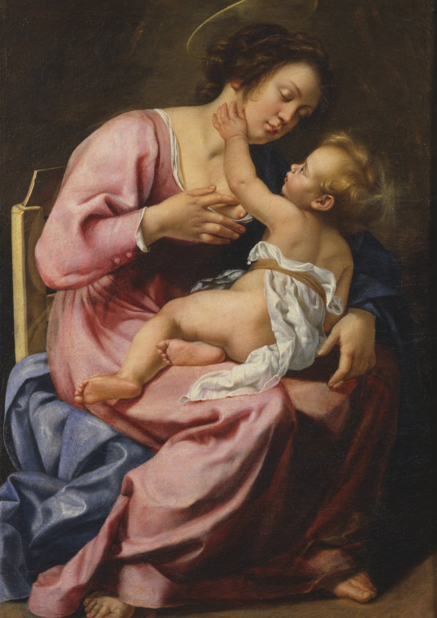 Madonna ja lapsi tekijältä Artemisia Gentileschi