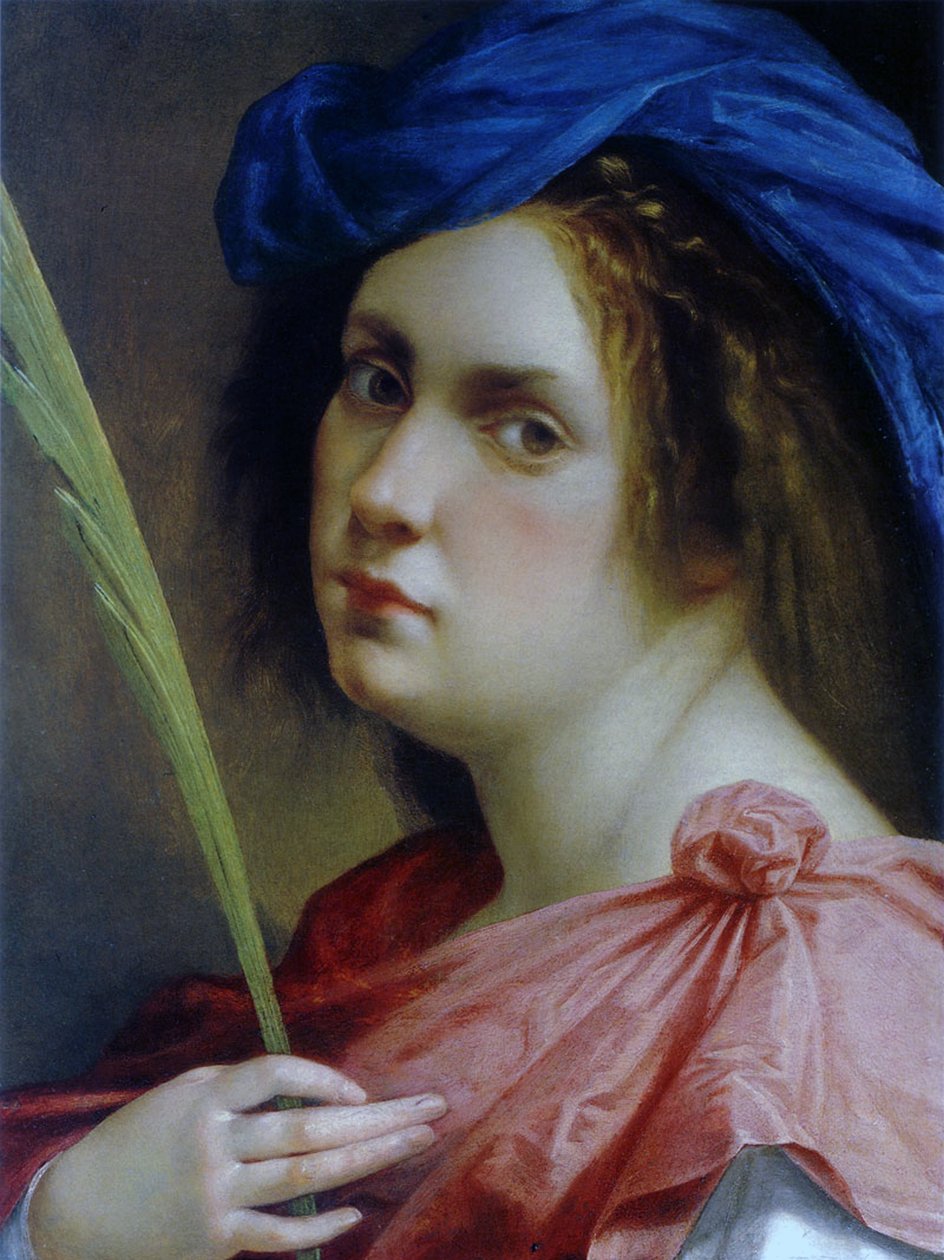 Omakuva marttyyrina, n. 1615 tekijältä Artemisia Gentileschi