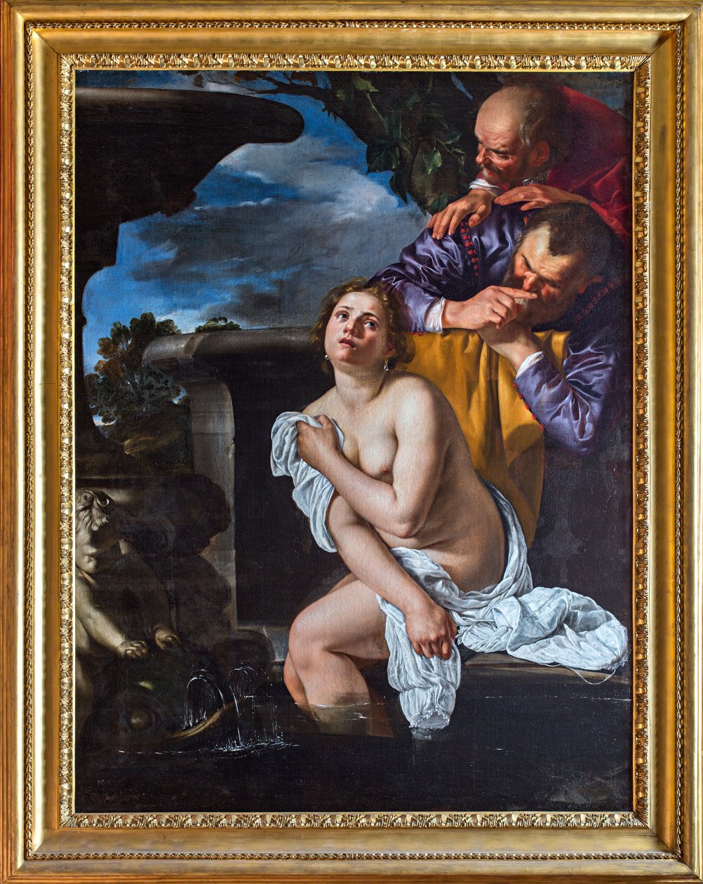 Susanna ja vanhimmat, 1622 tekijältä Artemisia Gentileschi