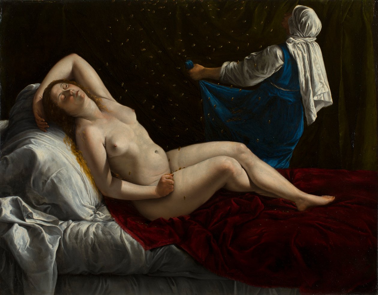 Danaë tekijältä Artemisia Gentileschi