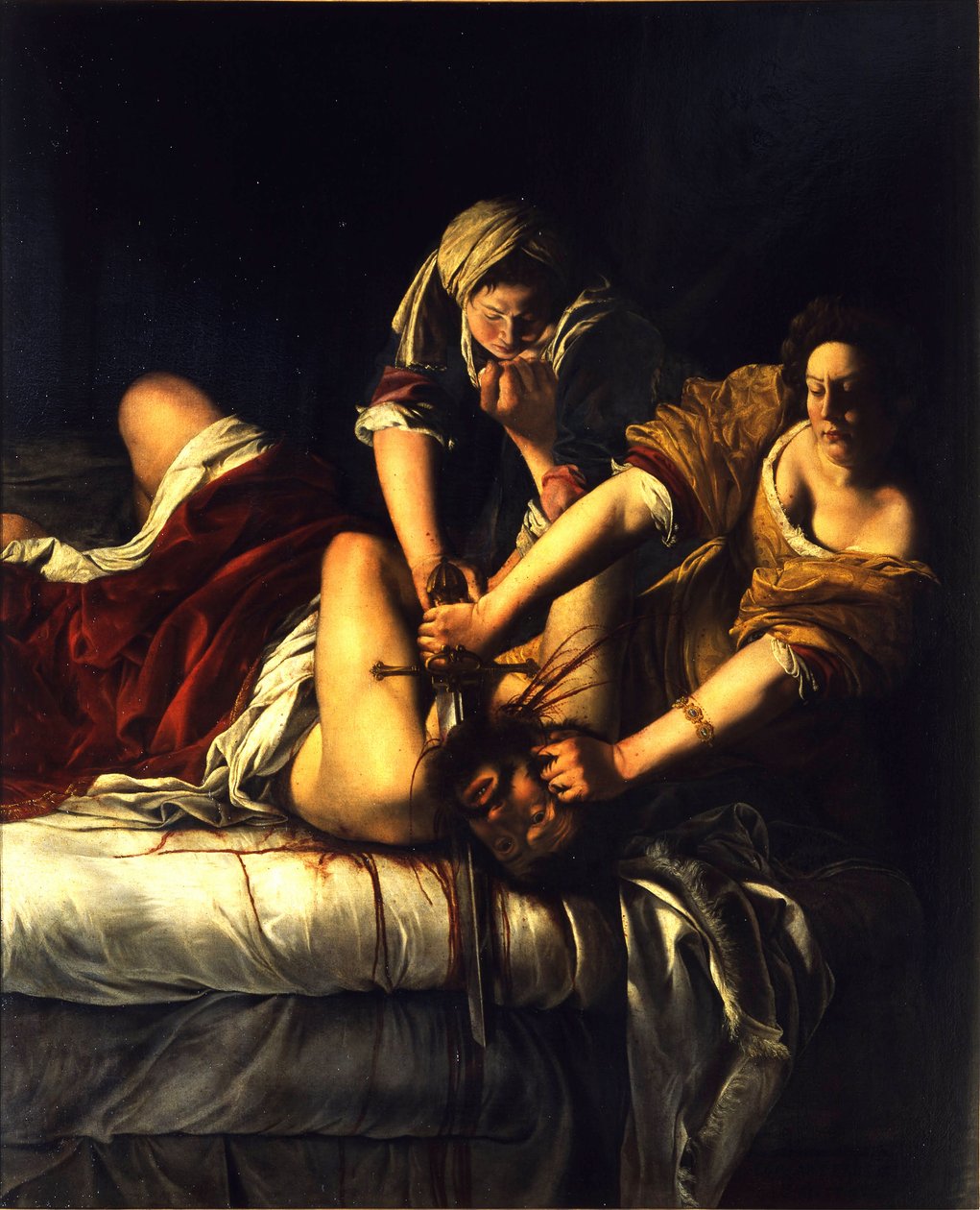 Giuditta decapita Oloferne tekijältä Artemisia Gentileschi