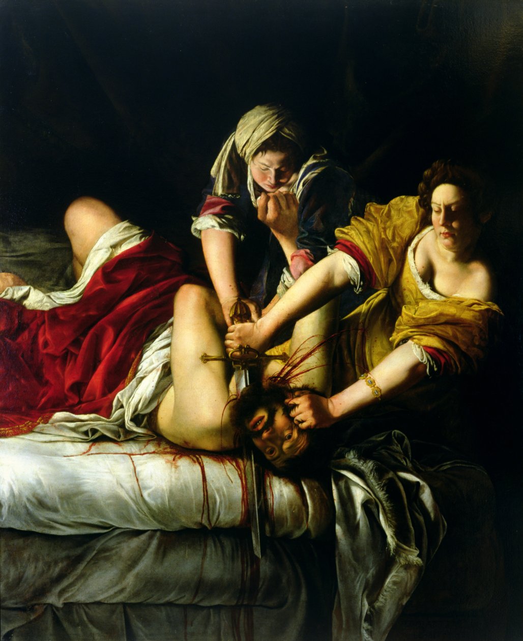 Judith ja Holofernes tekijältä Artemisia Gentileschi