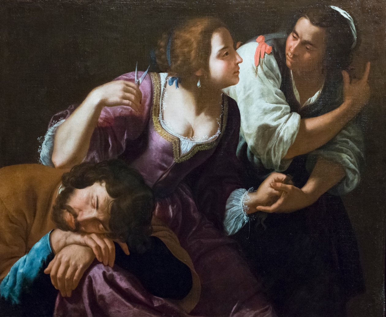 Simson ja Delila tekijältä Artemisia Gentileschi