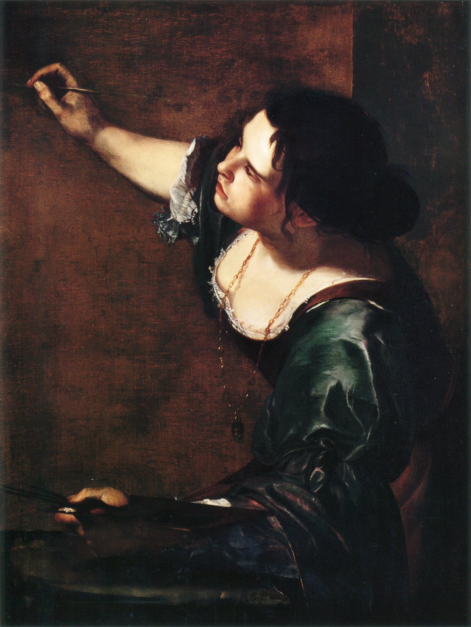 Omakuva maalauksen allegoriana tekijältä Artemisia Gentileschi