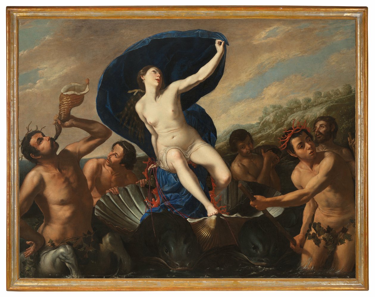 Galatean voitto (öljy kankaalle) tekijältä Artemisia and associate Gentileschi