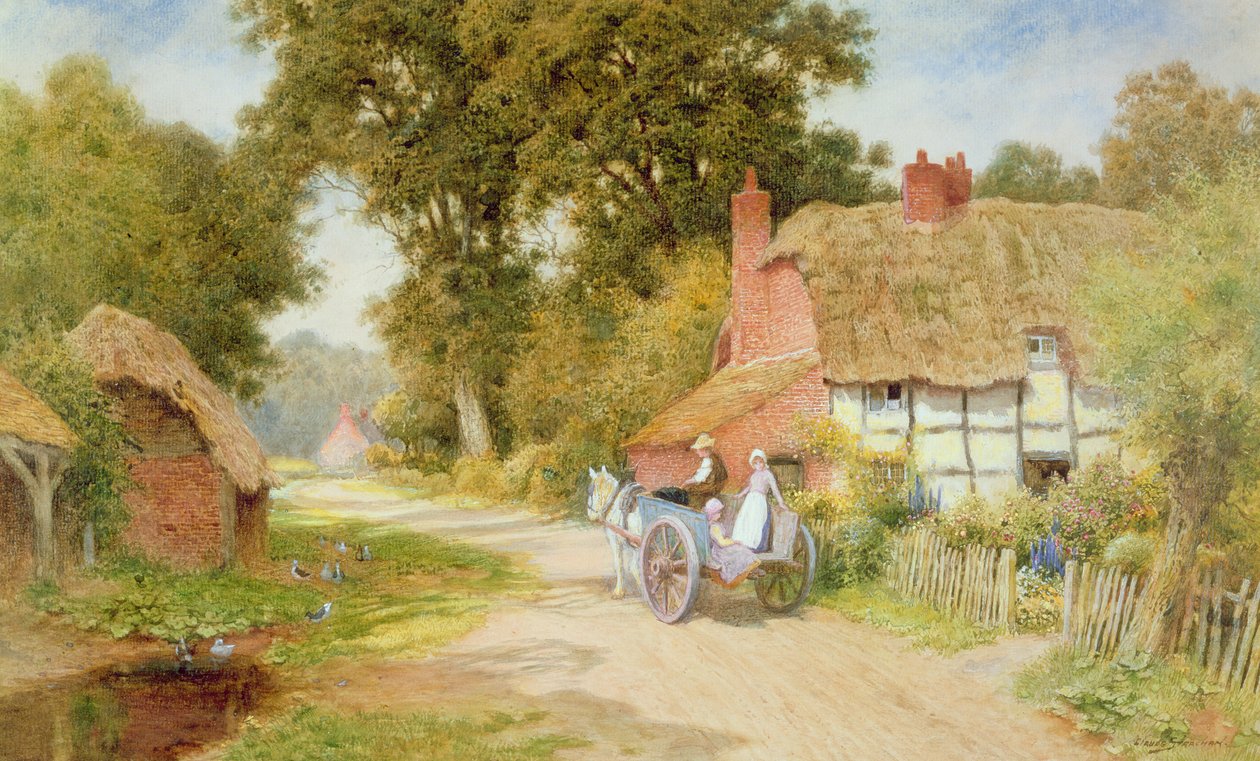 Warwickshire Lane tekijältä Arthur Claude Strachan