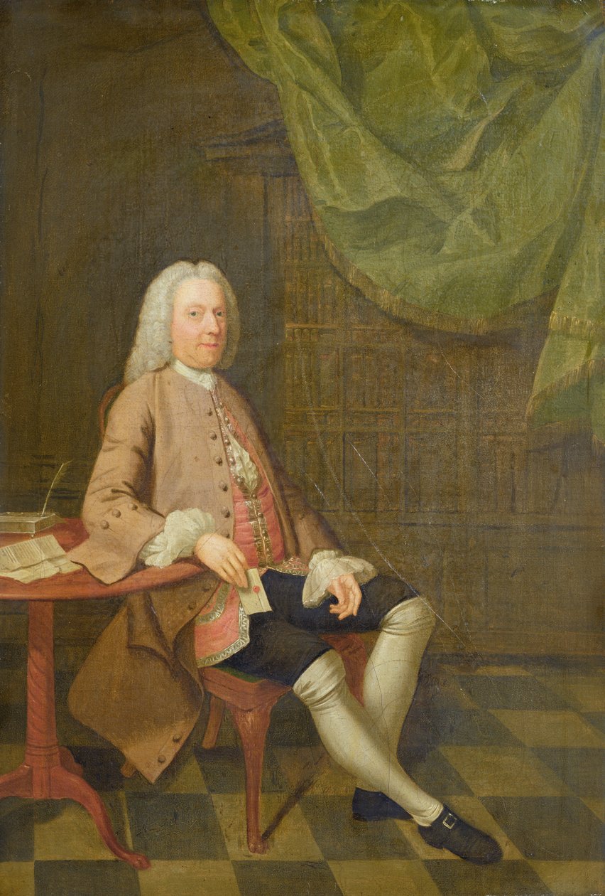 John Orlebarin muotokuva, n. 1740 tekijältä Arthur Devis