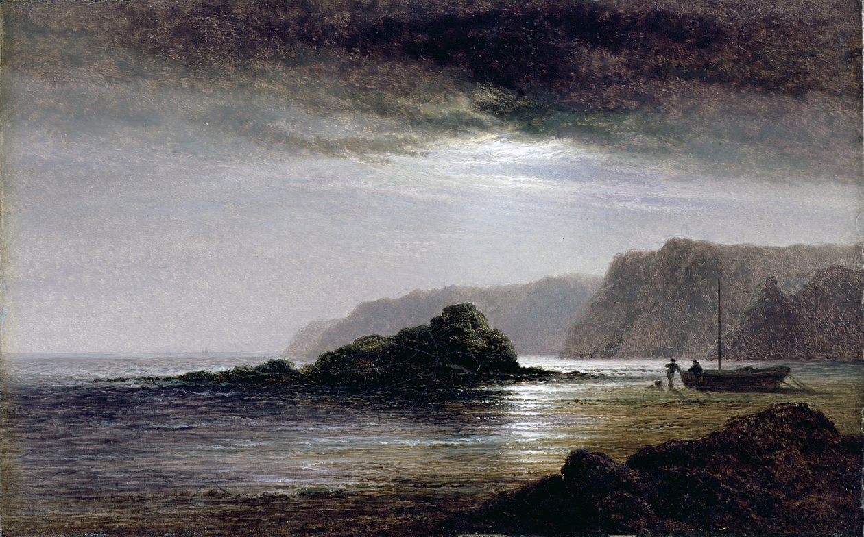 Moonlightin rannikkomaisema tekijältä Arthur Gilbert