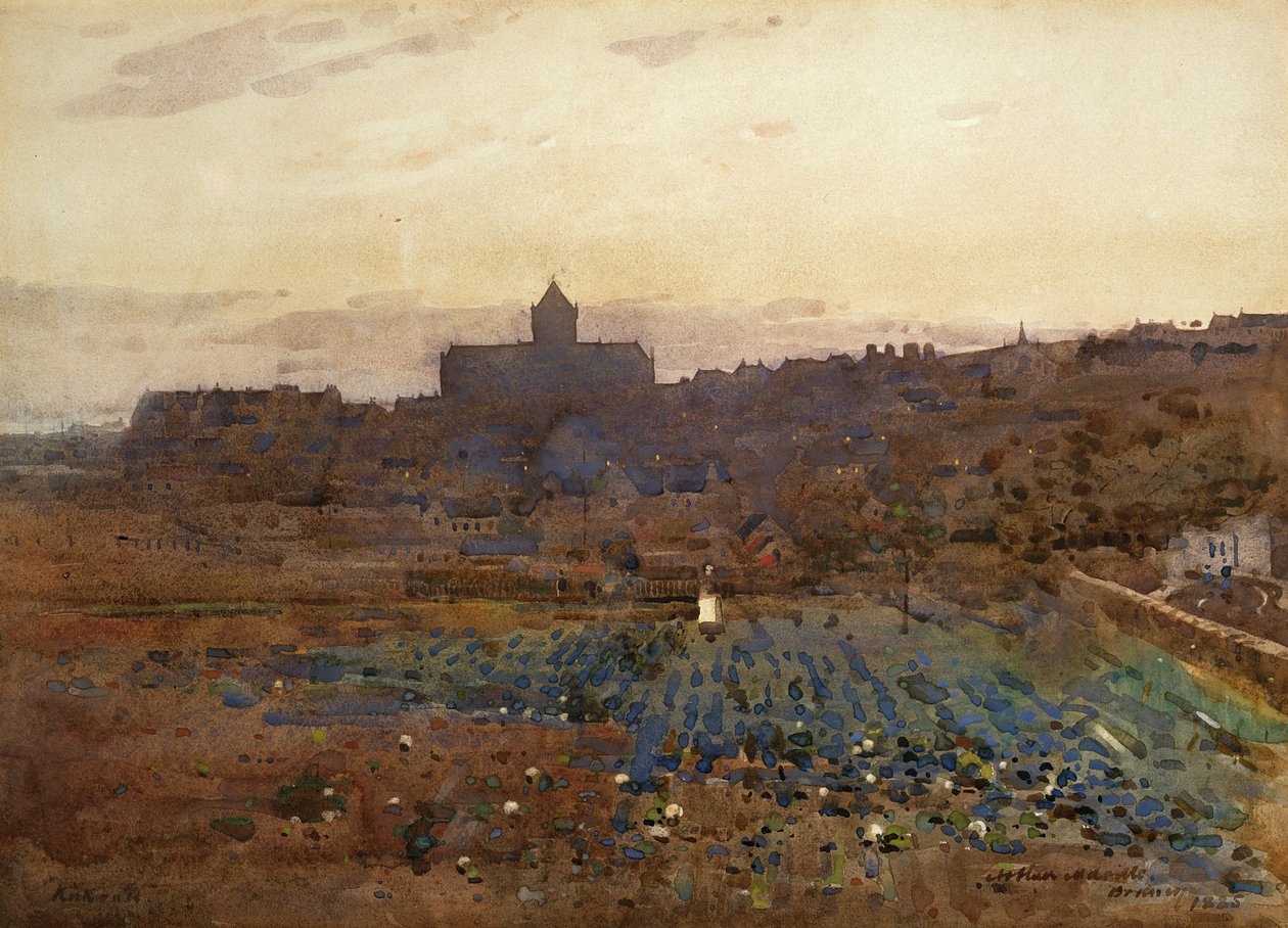Kirkwall, Orkney, 1885 tekijältä Arthur Melville