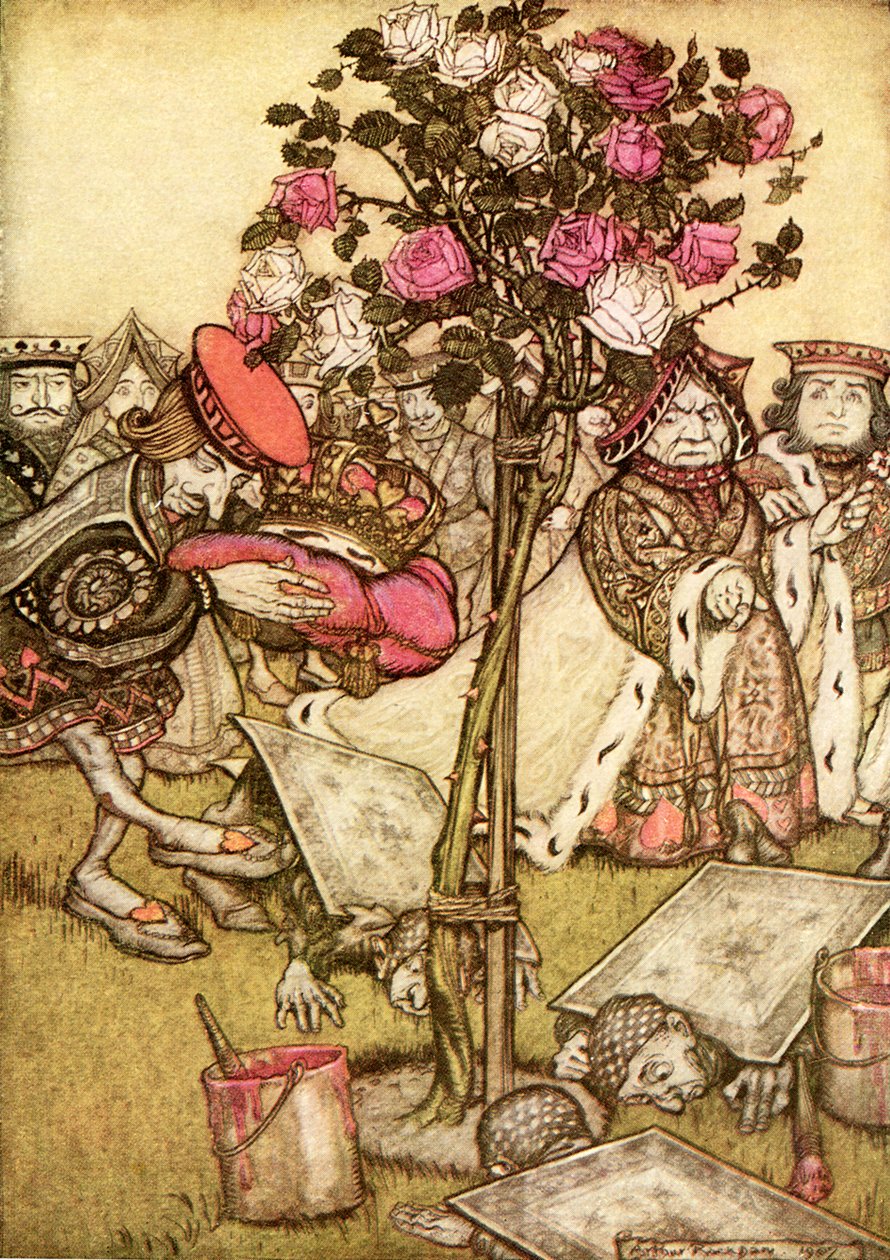 Lewis Carrollin Liisa seikkailut ihmemaassa tekijältä Arthur Rackham