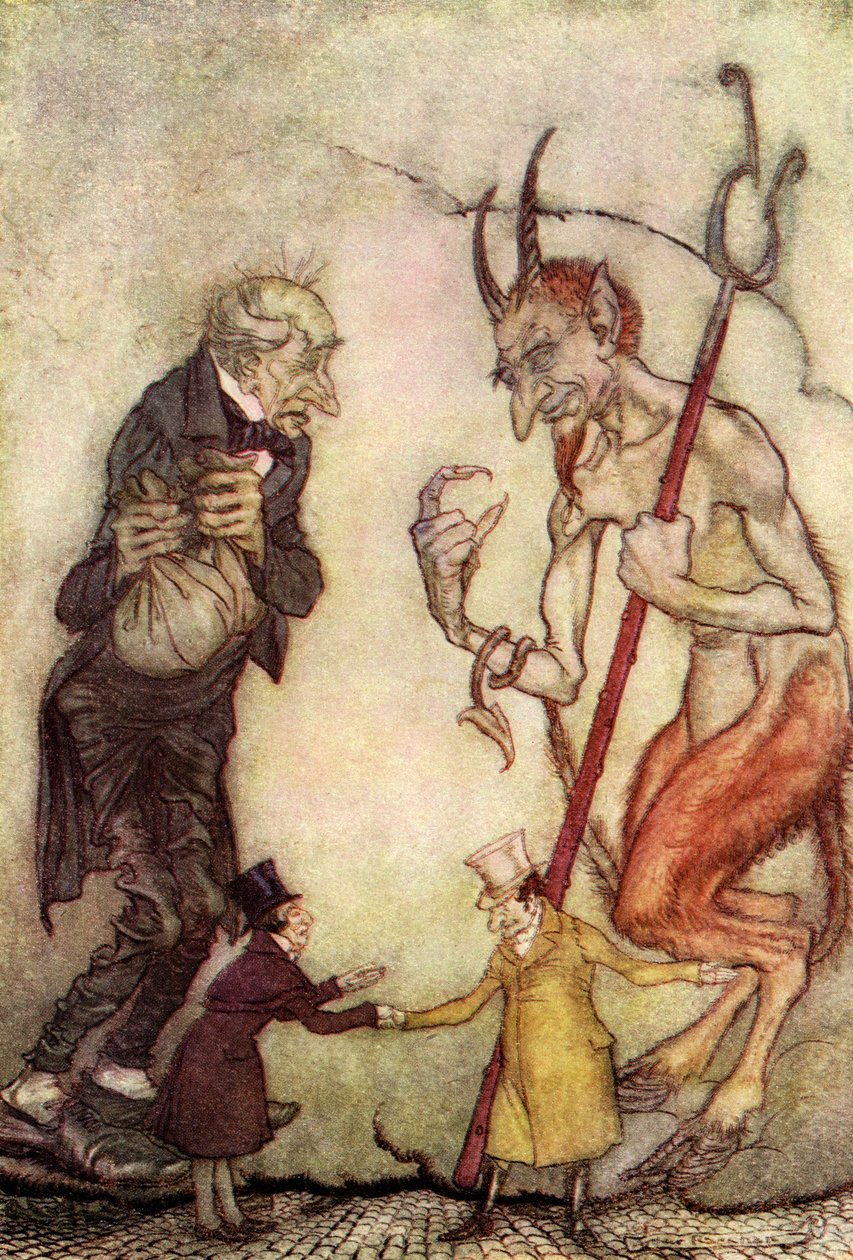 Charles Dickensin joululaulu tekijältä Arthur Rackham