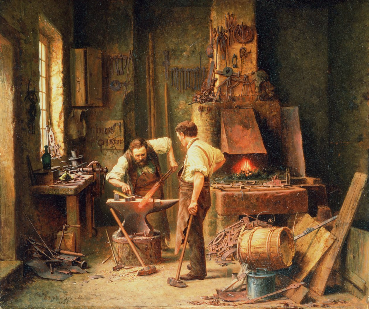The Forge, 1836 tekijältä Arthur Schmidt