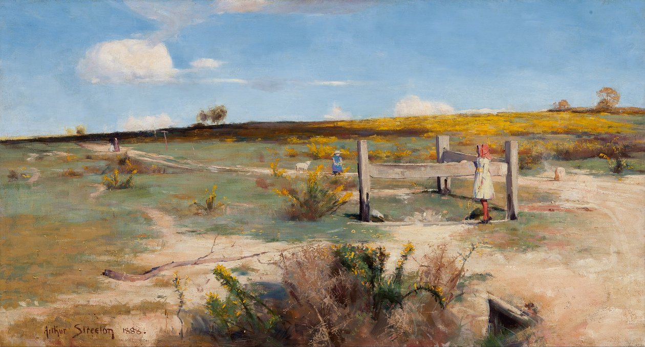 Alkukesä - kukat kukkivat tekijältä Arthur Streeton