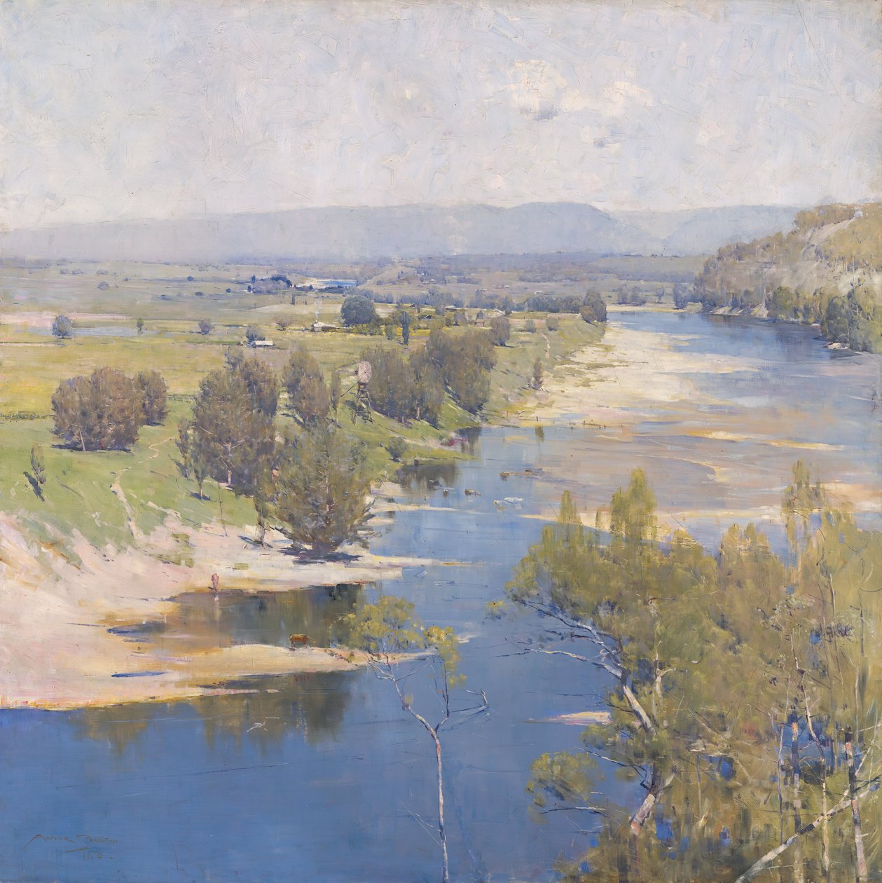 Purppura keskipäivä on läpinäkyvää tekijältä Arthur Streeton