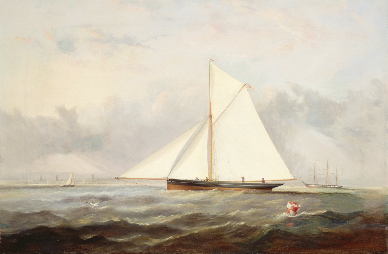 Cutter Yacht Ryden edustalla tekijältä Arthur Wellington Fowles