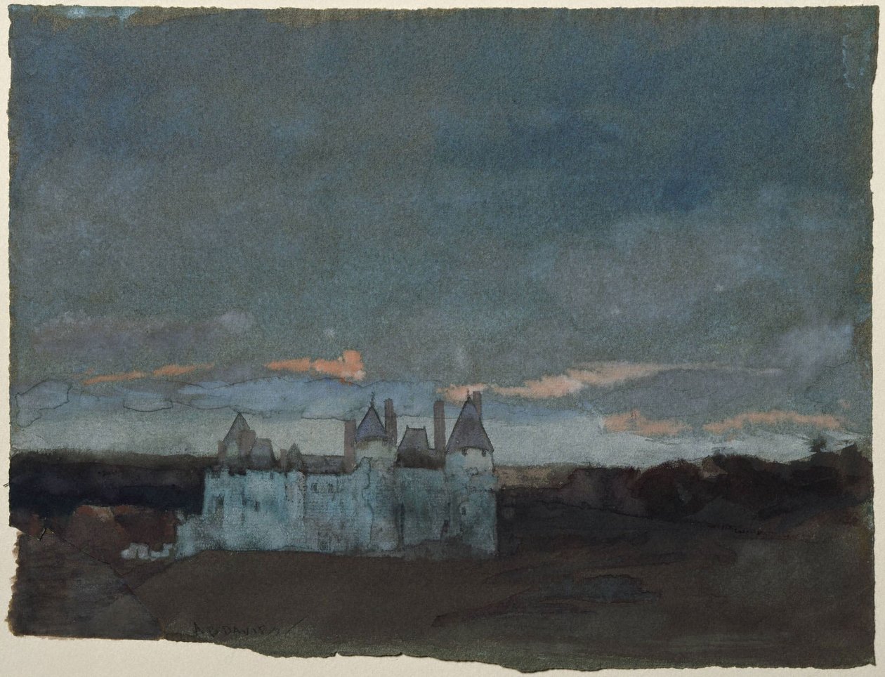 Château de Langeais, Touraine tekijältä Arthur Bowen Davies
