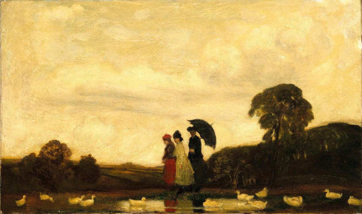 Joka lauantai, n. 1895-1896 tekijältä Arthur Bowen Davies