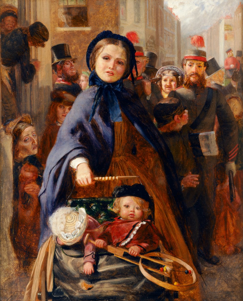 Lontoo vuonna 1865 (öljy kankaalle) tekijältä Arthur Boyd Houghton