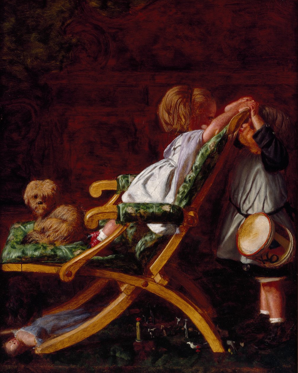 Leikkitoverit, 1866 tekijältä Arthur Boyd Houghton
