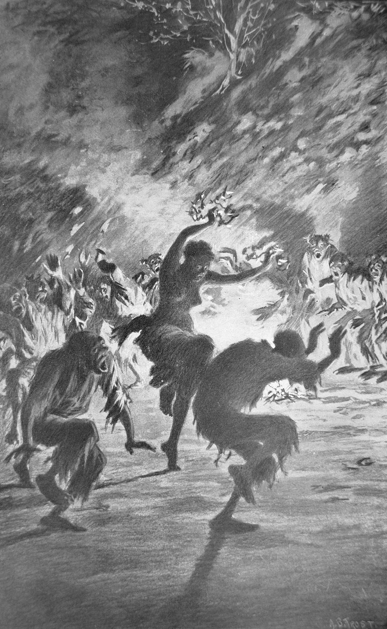 Haitin voodoo-rituaali tekijältä Arthur Burdett Frost
