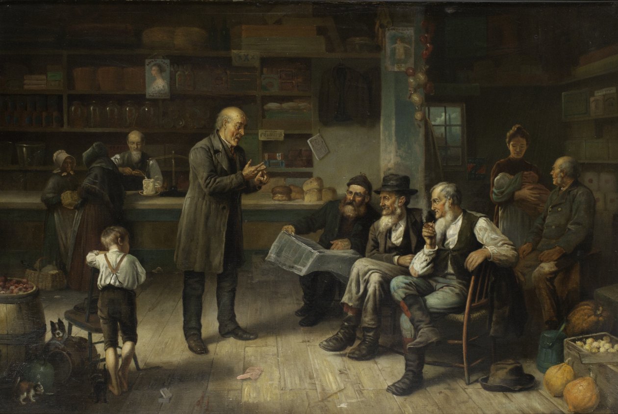 Amerikkalainen maalaiskauppa, 1880-1920 tekijältä Arthur Burdett Frost
