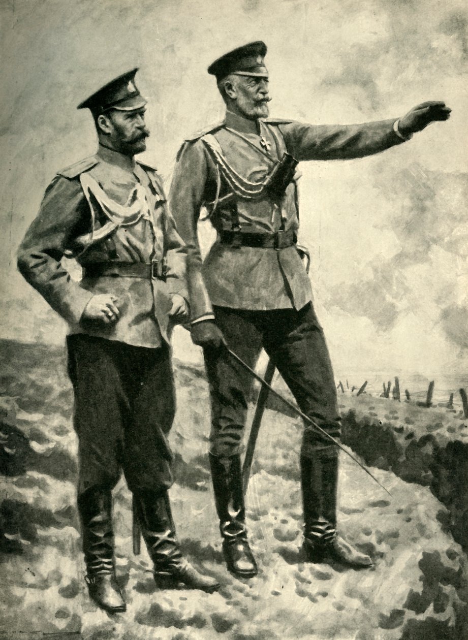 Muutokset Venäjän komennossa, syyskuu, 1915. Ensimmäinen maailmansota, c1920. tekijältä Arthur C. Michael