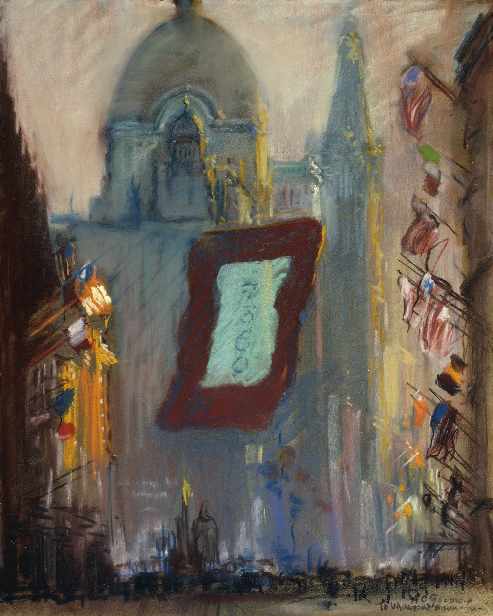 New York lippujen kanssa tekijältä Arthur Clifton Goodwin
