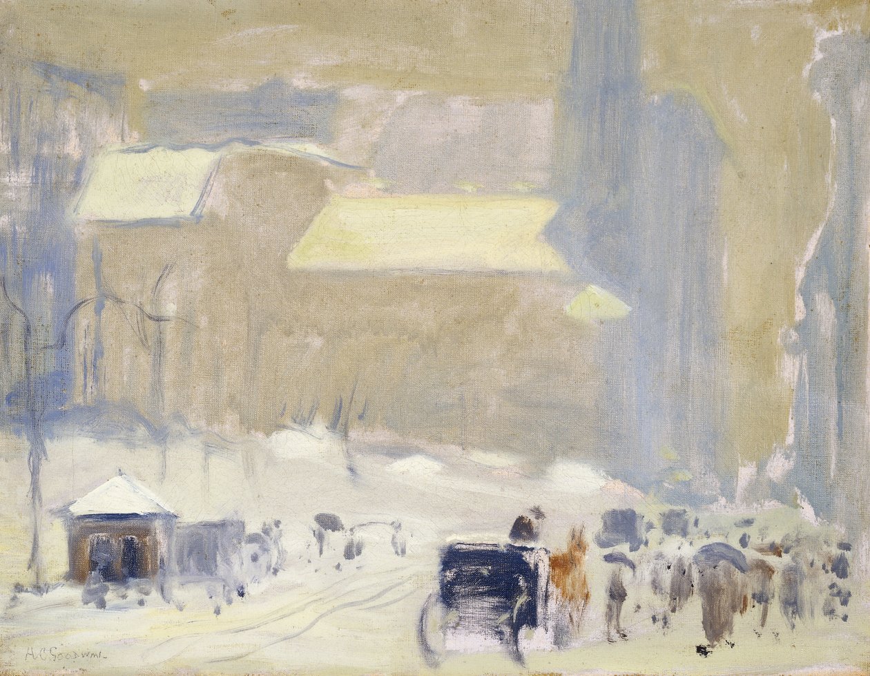 Park Streetin kirkko, Boston tekijältä Arthur Clifton Goodwin
