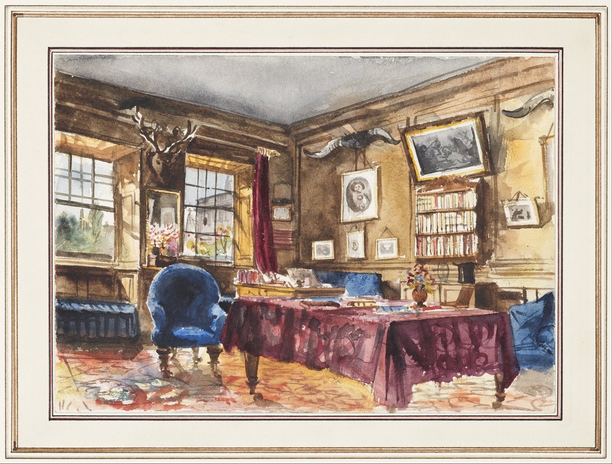 Pynson Wilmot Bennittin huone, Trinity College, Oxford tekijältä Arthur Frederick Payne