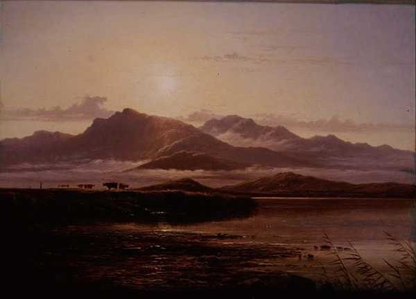 Aamu järven rannalla tekijältä Arthur Gilbert