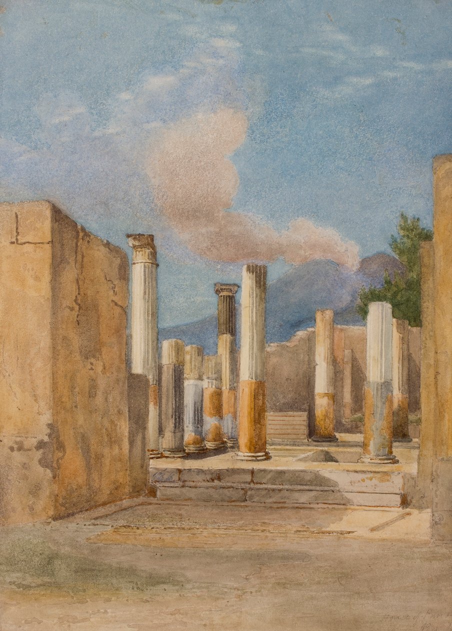 Pompeji: Pansan talo, via delle Terme, 184344. tekijältä Arthur Glennie