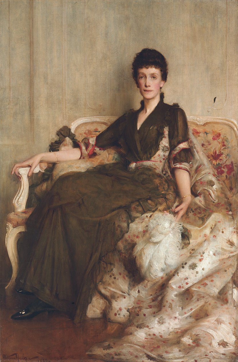 Rouva R.E. Hoare, 1889 tekijältä Arthur Hacker