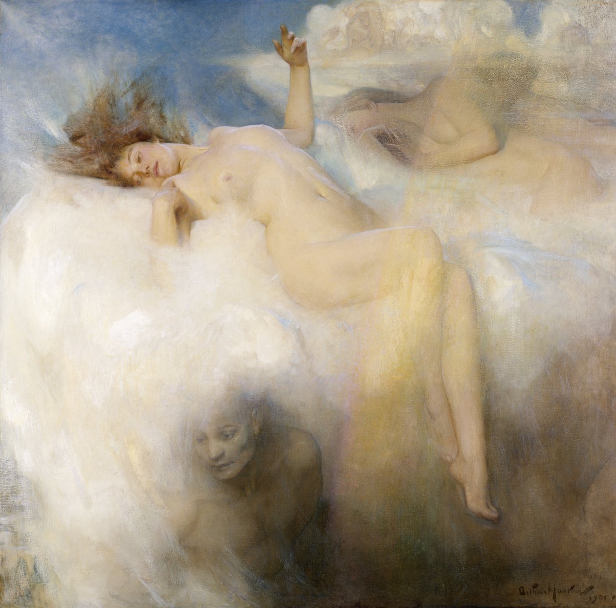 Pilvi, 1902 tekijältä Arthur Hacker