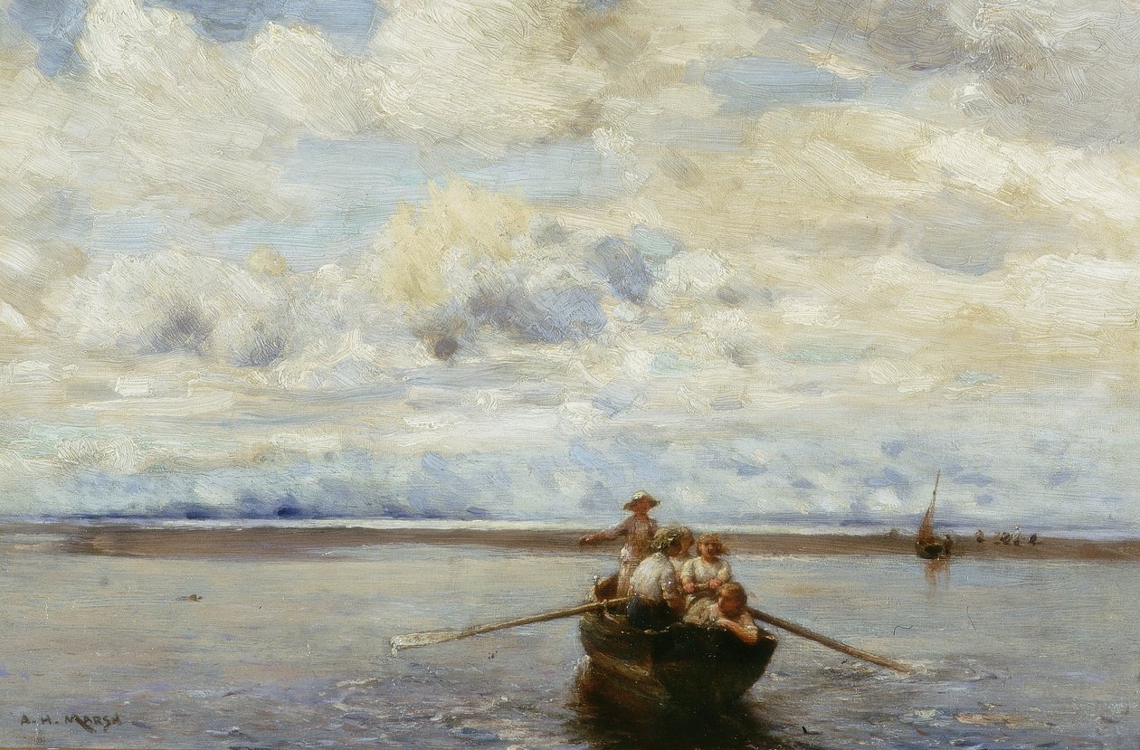 Simpukankerääjät, 1885 tekijältä Arthur Hardwick Marsh