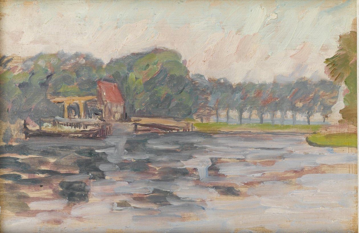 Näkymä järvelle, noin 1910 tekijältä Arthur Haythorne Studd