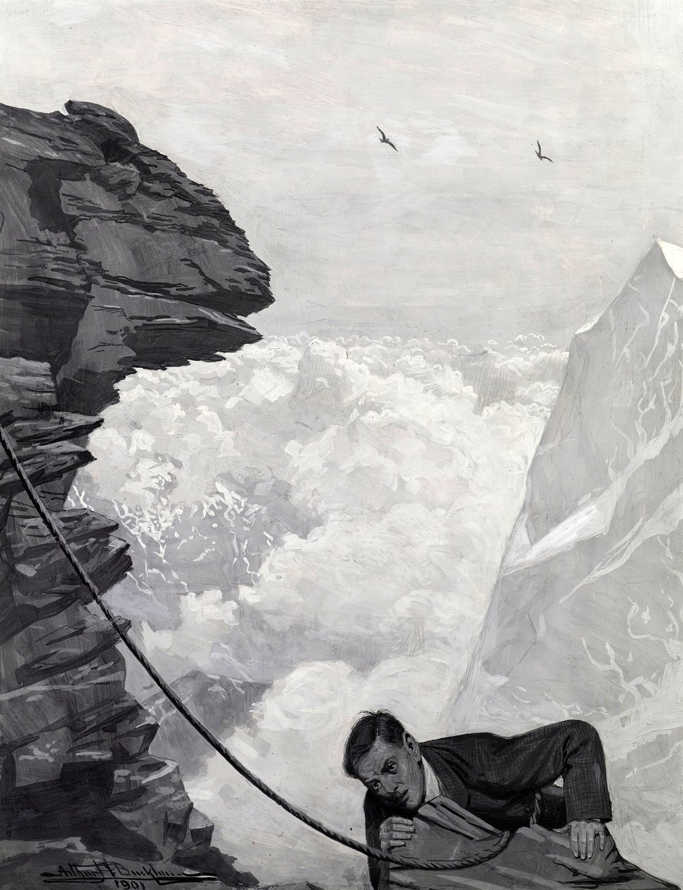 Melkein perillä, 1901 tekijältä Arthur Herbert Buckland