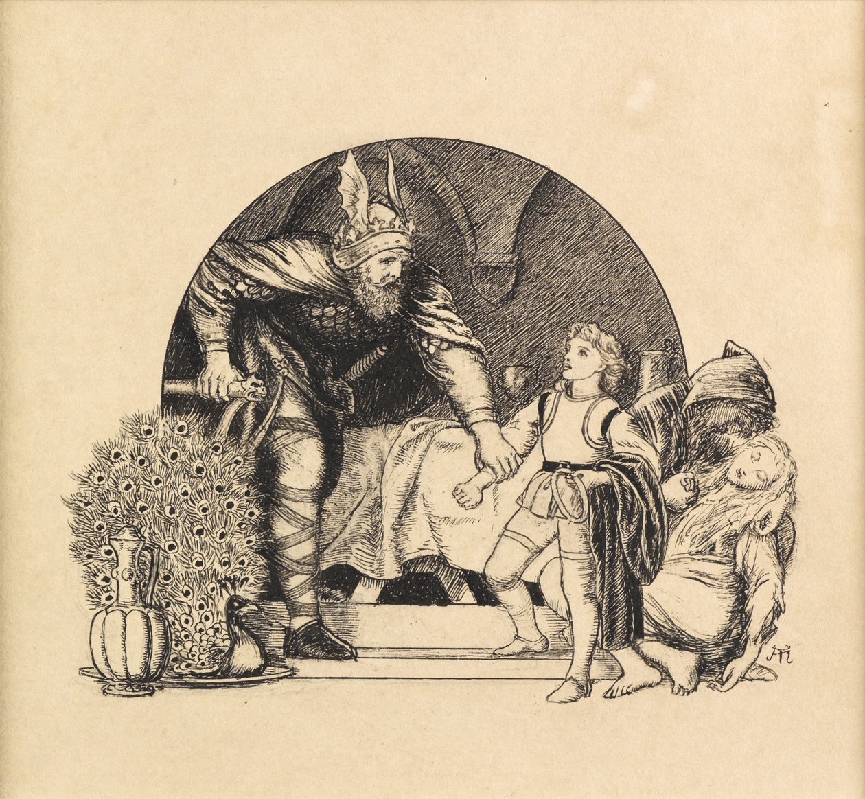 Ritarillisuus, 1871 tekijältä Arthur Hughes