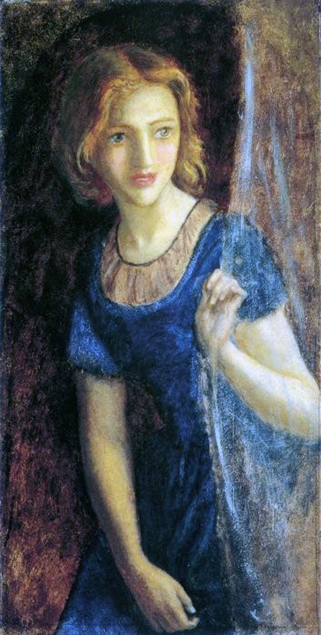 Mariana ikkunalla, 1865-67 tekijältä Arthur Hughes