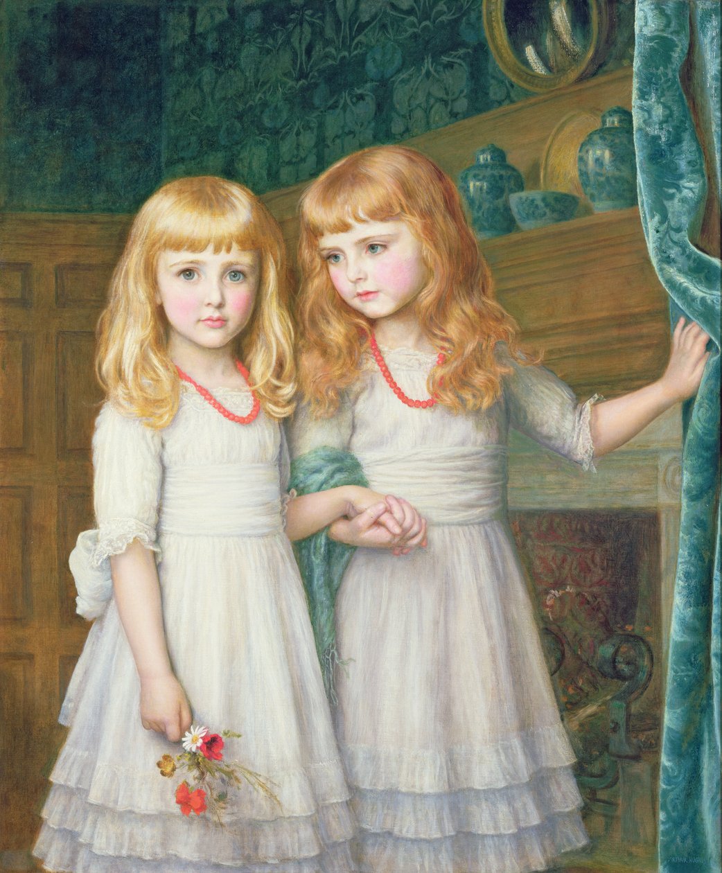 Marjorie ja Lettice Wormald tekijältä Arthur Hughes