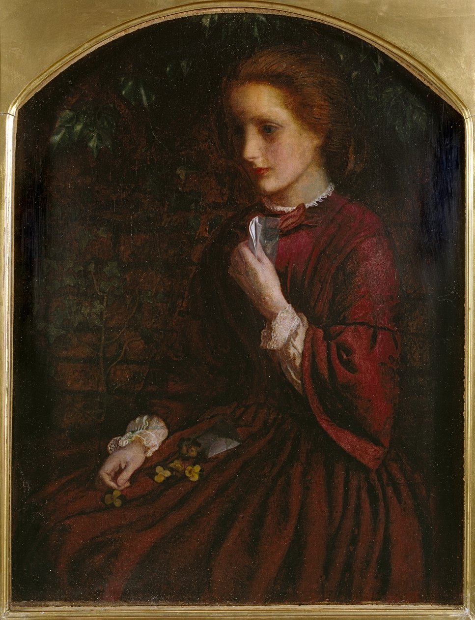 Panieleja, noin 1860 tekijältä Arthur Hughes