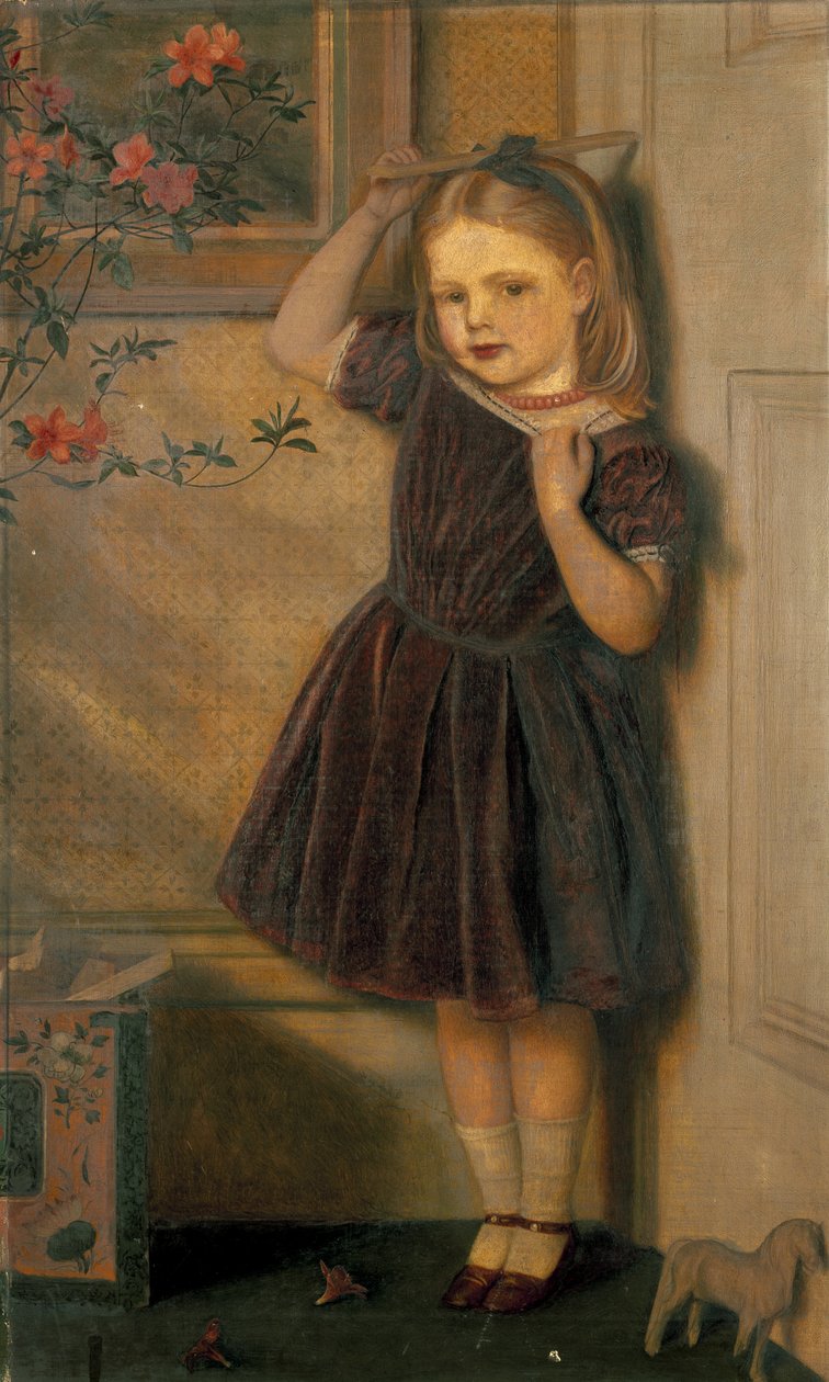 Cecily Palgraven muotokuva, 1800-luku tekijältä Arthur Hughes