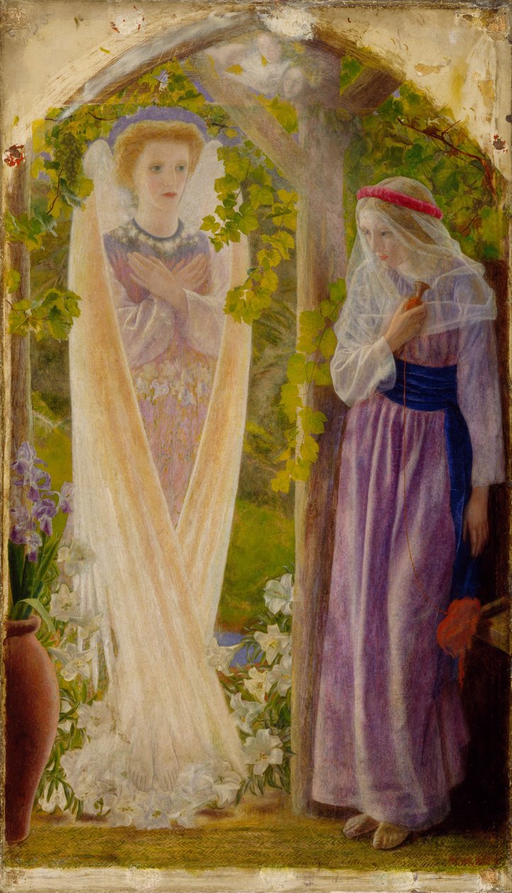Ilmoitus, 1858 tekijältä Arthur Hughes