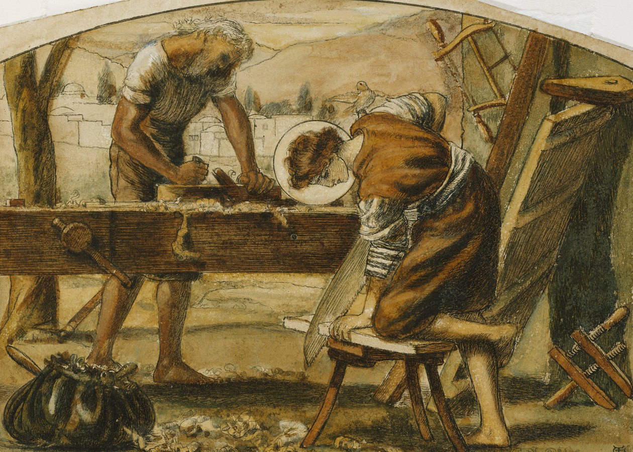 Puuseppä, tekijältä Arthur Hughes