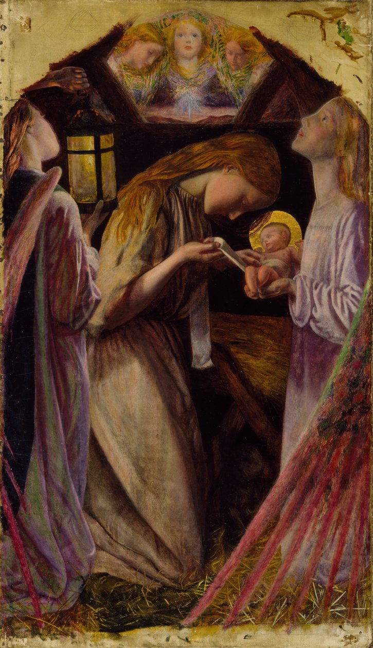 Syntymä, 1858. tekijältä Arthur Hughes